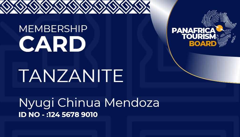 Tanzanite individual membership card for Nyugi Chinua Mendoza